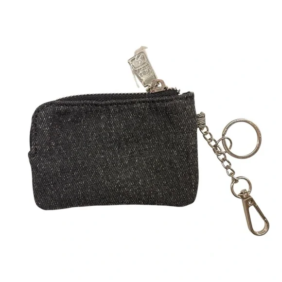 Steve Madden | NWOT Quilted Denim Crossbody + Wallet | Grey/Black - Picture 11 of 15